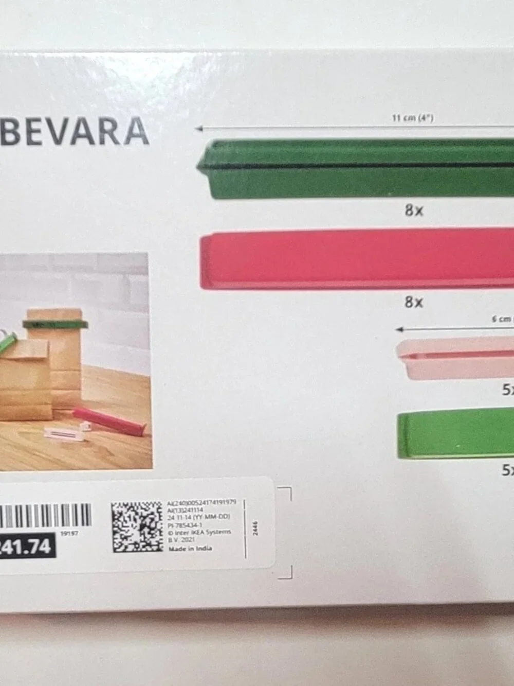 BEVARA 005.241.74/00524174 Sealing clip, set of 26, mixed colors